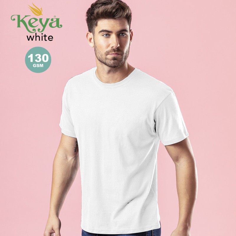 Camiseta mujer blanca KEYA 180g/m2